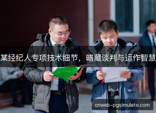 某经纪人专项技术细节，暗藏谈判与运作智慧